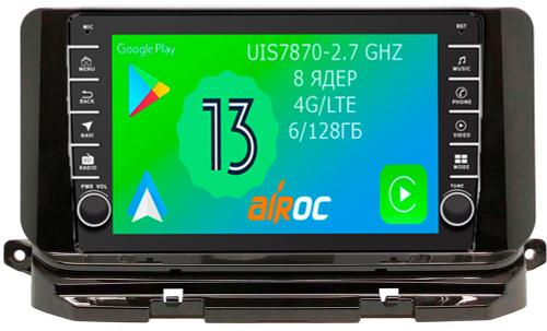 Магнитола для Skoda Octavia A8 2020+ - Airoc AB-3203 (кнопки и крутилки), Android 13, Быстрая, SIM-слот, CarPlay