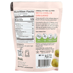 Poshi, Snacks, зеленые оливки премиального качества, чили и орегано, 30 г (1,1 унции)