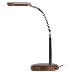 Настольный светильник ЭРА NLED-436-8W-WOOD светодиодный дерево | Светодиодные настольные лампы