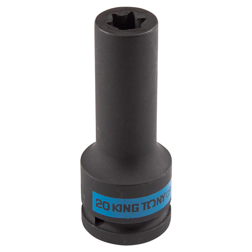KING TONY (647520M) Головка торцевая ударная глубокая TORX Е-стандарт 3/4", E20
