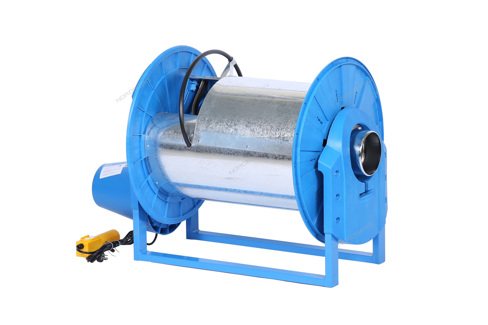 Катушка для сбора выхлопных газов с автоматическим приводом со шлангом L=8 м, D=150 мм и насадкой NORDBERG HRF8150E-KIT