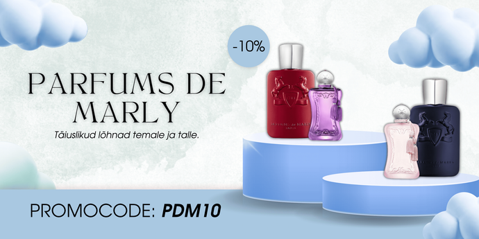 Sooduskood <strong> PDM10</strong> kõikidele PARFUMS DE MARLY lõhnadele