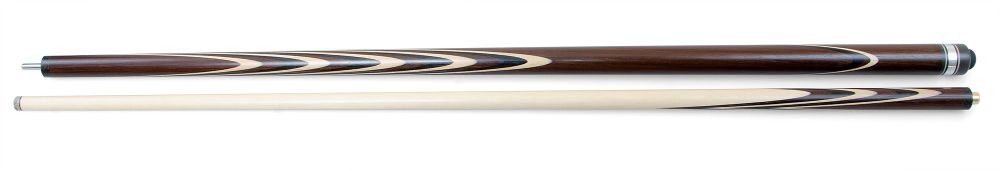 Кий для русского бильярда 2-pc "Классика" (термограб) 19 запилов с перепилом