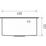Rivelato Rinox 4450 PVD black Мойка нерж.сталь 1 чаша 440*500*200 мм, монтаж: врезной, материал: нержавеющая сталь, цвет: черный