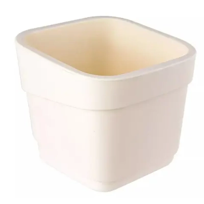 Горшок для цветов фактурный Hills 7л (d221, h207мм)(молочный)