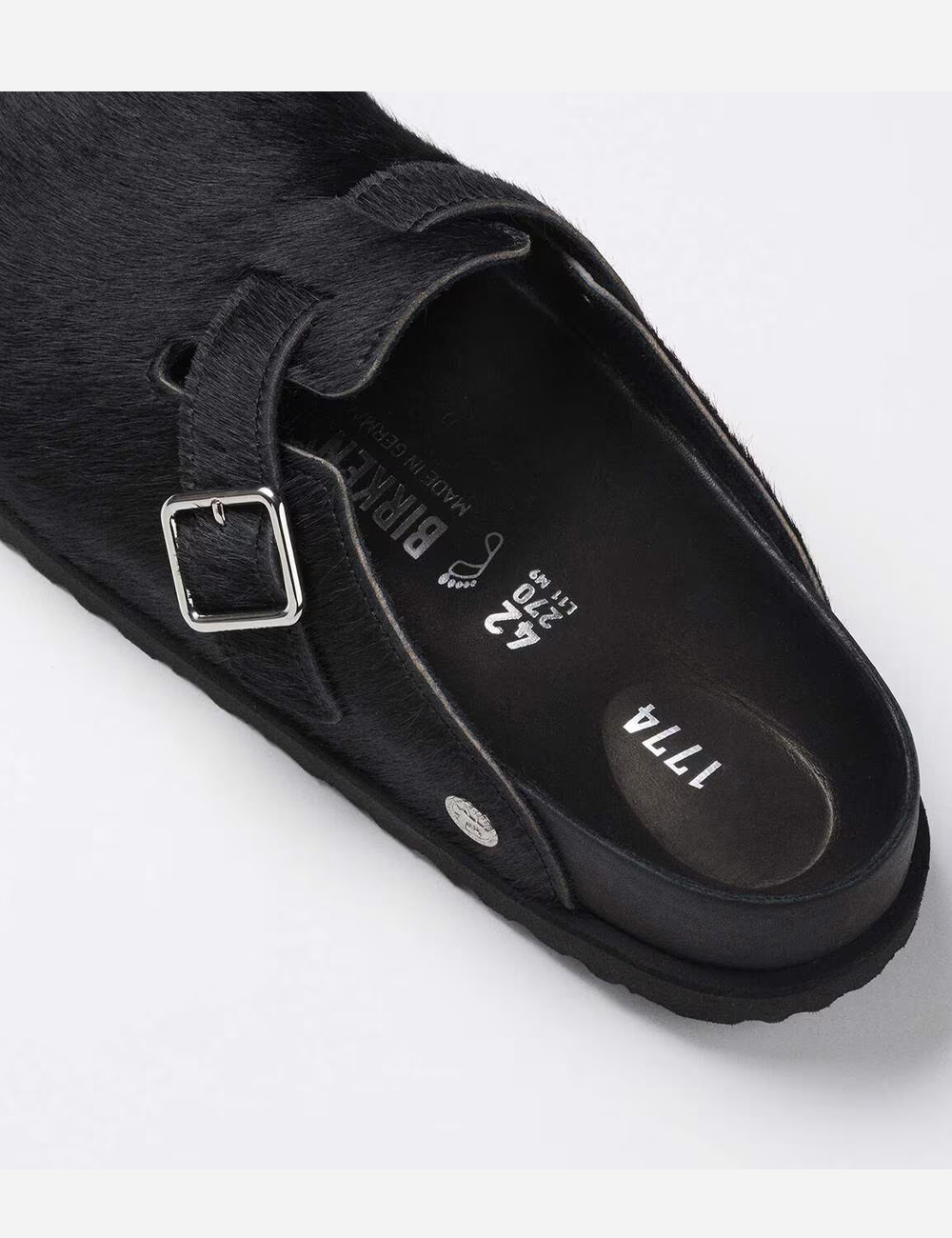 Birkenstock 1774 Boston Calf Hair Clogs "Carafe"