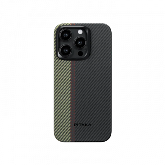 Чехол Pitaka Fusion Weaving MagEZ Case 4 для iPhone 15 Pro (6.1"), Overture, кевлар (арамид)