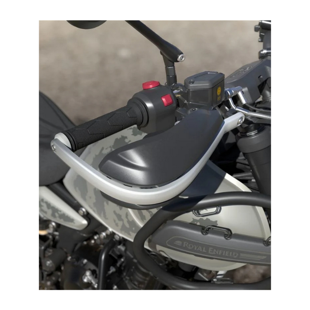 Защита рук Royal Enfield, тип - "Rally", черного цвета, арт. KXA00426