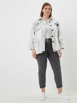 Джинсы на резинке больших размеров