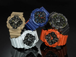 Японские наручные часы Casio G-SHOCK GA-100L-1A с хронографом