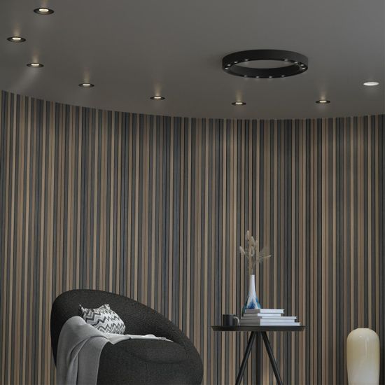 358790 SPOT NT21 468 черный Светильник встраиваемый светодиодный IP20 LED 15W 4000K 1600Лм 110-265V BIND