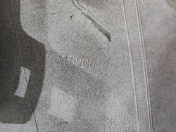 Бампер задний верхняя часть Volvo XC90 2 14-19 Б/У Оригинал 31690642