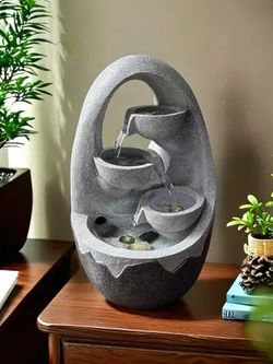 Waterfall Фонтан декоративный Uovo с подсветкой