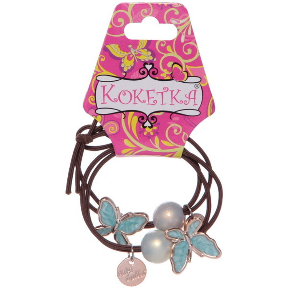 Резинки для волос 2шт «Кокетка - Mini miracle Бабочка», цвет микс, d-5см