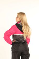 Dry Rain Дождевая куртка / Женская / Черно-розовая