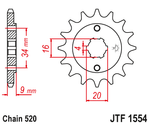 Звезда JTF1554.13