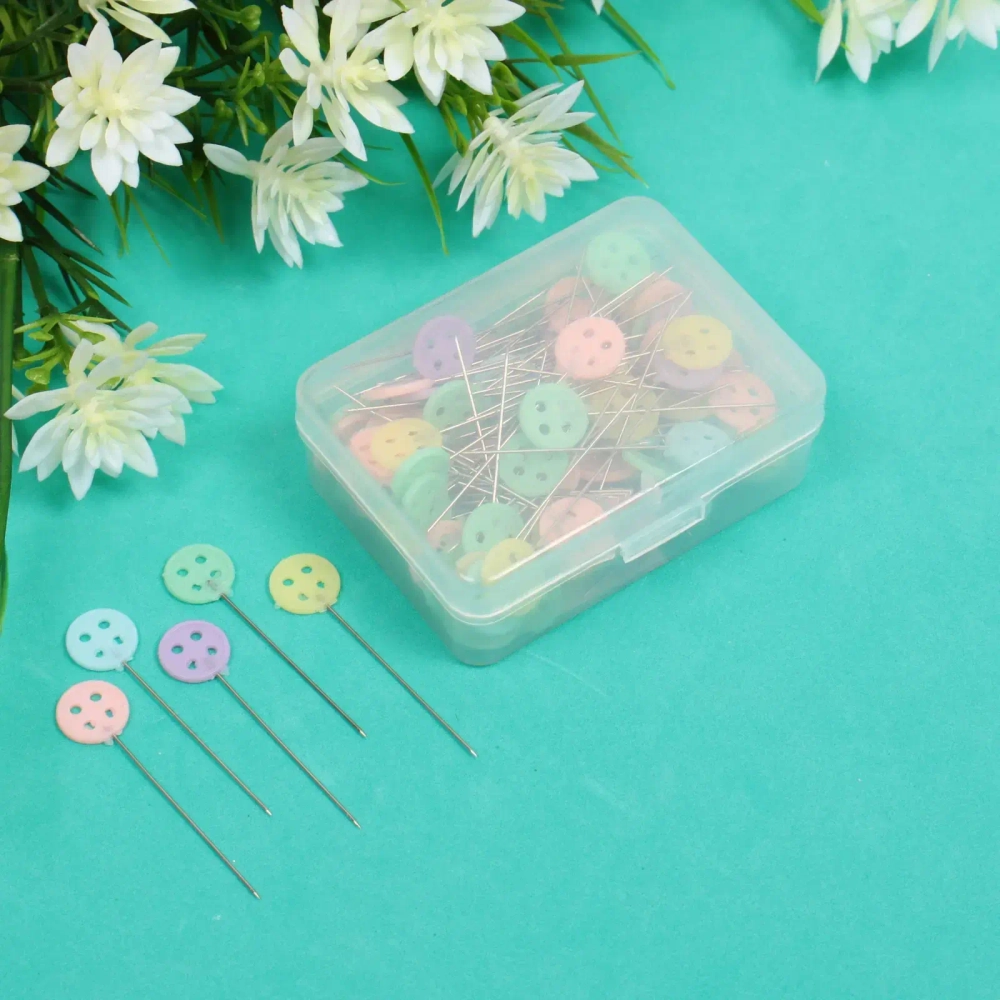 Набор булавок «MisterX» портновских для рукоделия и творчества, 100шт