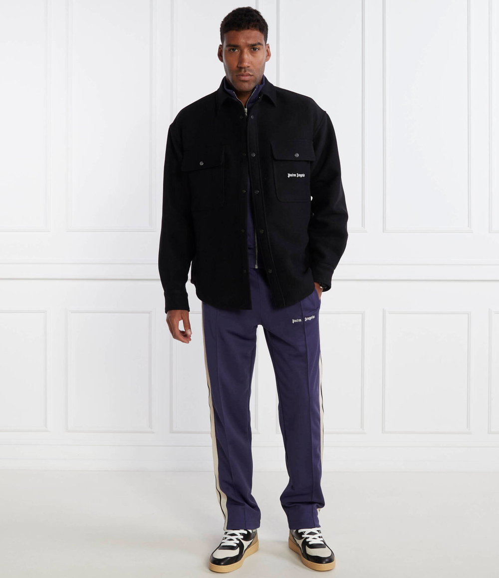 Хлопковая куртка Palm Angels - черный(PMES012F 23FAB002)