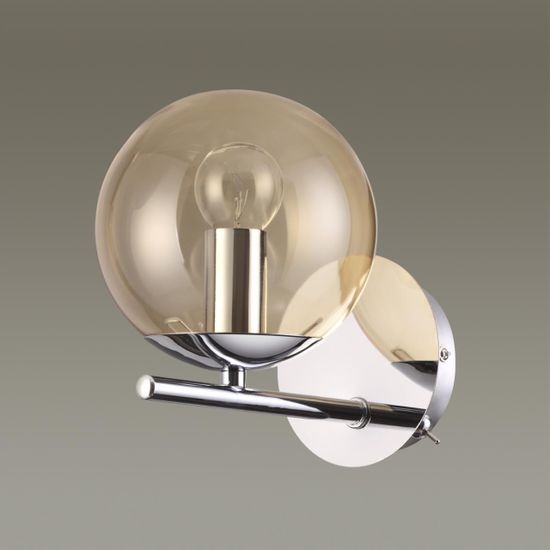 4454/1WA MODERNI LN20 000 хром, янтарный Бра E14 1*40W 220V SIERRA