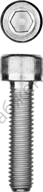 ЗУБР DIN 912 кл. пр. 8.8, М6 x 35 мм, винт свнутренним шестигранником, цинк, 5 кг, Профессионал (30318-06-035)