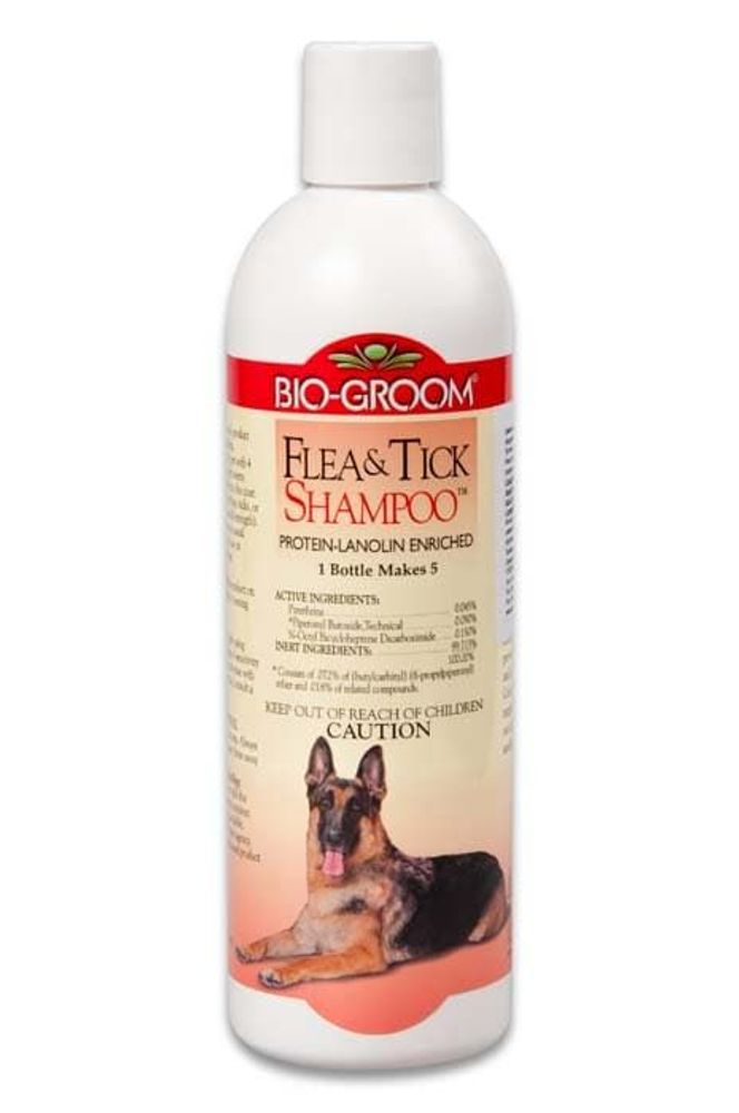 Bio-Groom Flea&amp;Tick Shampoo шампунь-кондиционер для собак от блох 355 мл