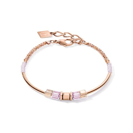 Браслет Coeur de Lion Rose Gold Lilac 5042/30-0829 цвет розовый, золотой