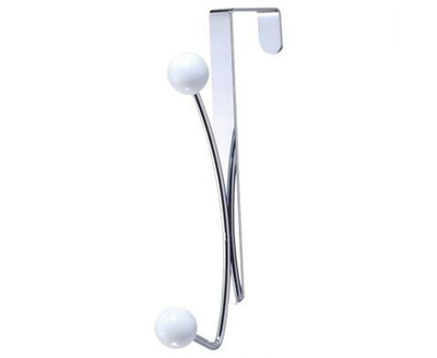 Вешалка для ванной навесная W4240, 2 крючка, 20х5,5х2,2см, хром.металл, 311853 Рыжий Кот