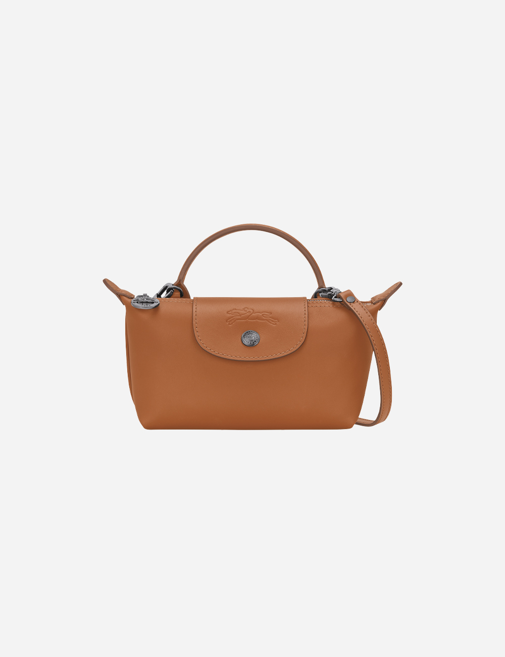 Longchamp Le Pliage Xtra XS Pouch Leather "Cashew"