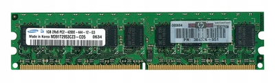 Оперативная память HP 1GB DL320 G4 2Rx8 PC2-4200E Unbuffered ECC 398955-001