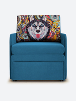 Кресло-кровать "Миник" с подлокотниками, купон Хаски