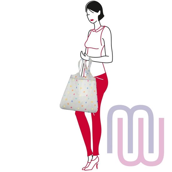 Сумка складная Mini maxi shopper stonegrey dots