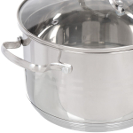 Набор посуды нерж, 6 пр, кастрюли 1.9,2.9,4.75 л, индукц, Daniks, Токио, SD-A87-6