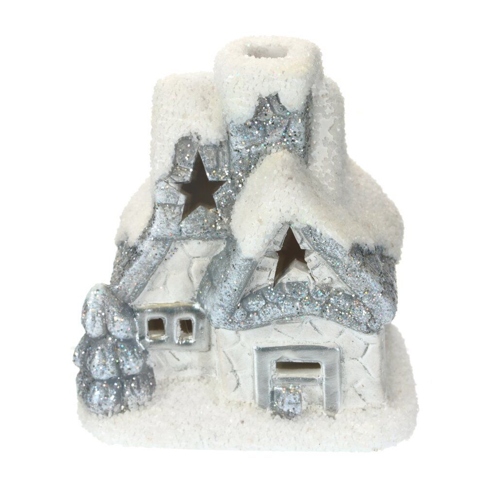 GAEM Фигурка декоративная "Домик" с подсветкой (2xLR44), L7,5 W5 H8,5 см, 2в.