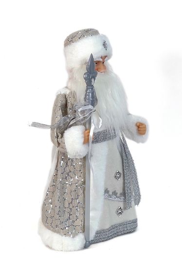 Дед мороз Русский Музыкальный 45см (Белый) купить от Ёлочки в Дом