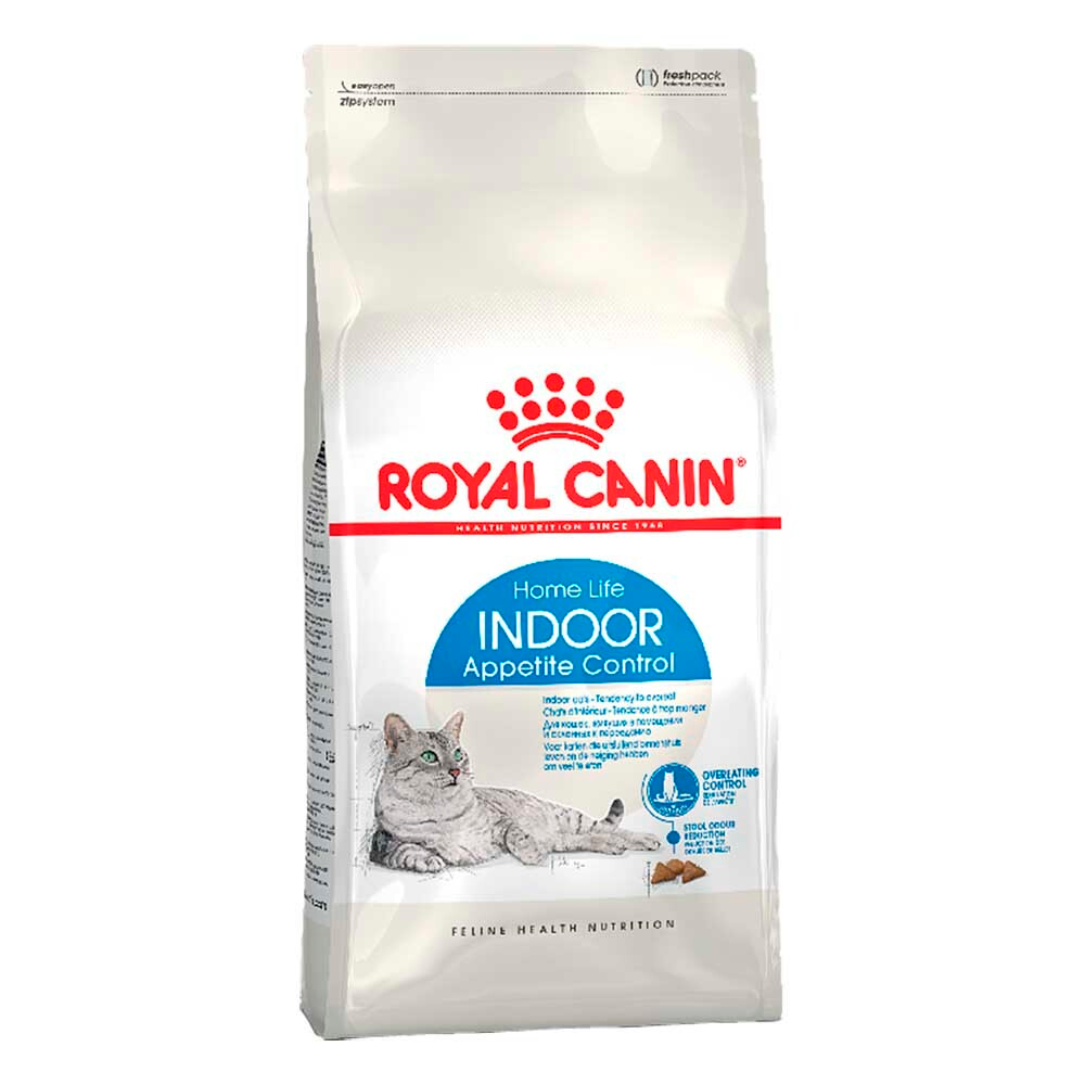 Royal Canin корм для кошек домашних, склонных к перееданию, с курицей (Indoor Appetite Control)