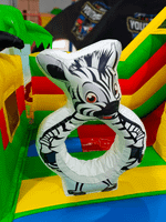 Коммерческий надувной батут "Сафари-джунгли ЭКСТРА", 5*5*2,5 м