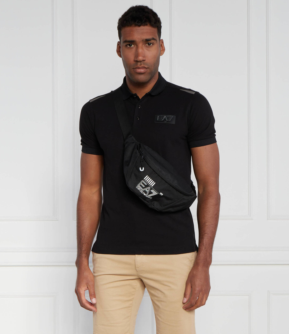 Поло EA7 - черный(6RPF24 PJ5SZ)