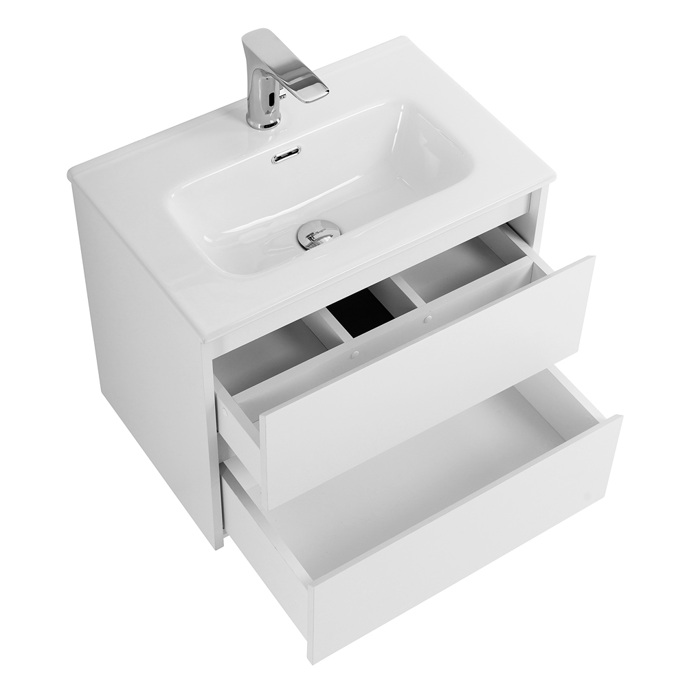 Тумба подвесная с раковиной BelBagno KRAFT 39-700/390-2C-SO-BO