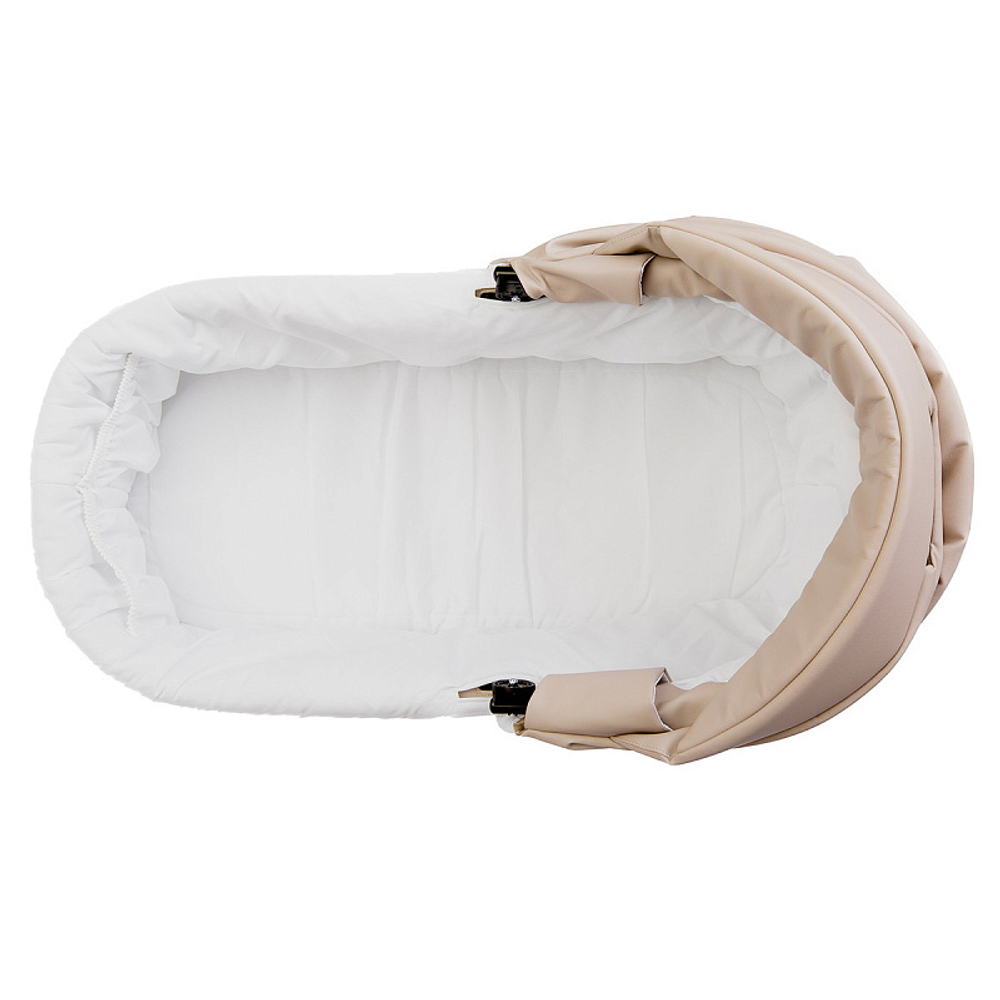 Детская коляска Indigo Barbara Eco Classic 2 в 1 Be02 св.бежевая кожа