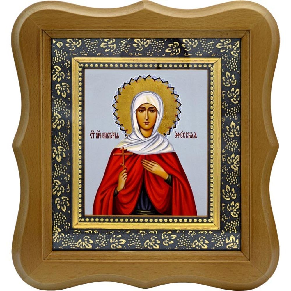 Виктория Эфесская Святая мученица. Икона на холсте.