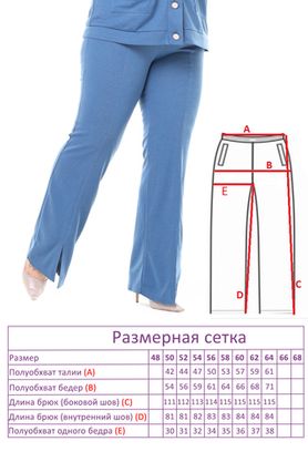 Цена на Брюки-2462 больших размеров