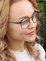 Оправа для очков женская брендовая металл