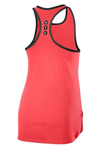 Женский топ теннисный Wilson New York City Calligra Tech Tank W - fiery coral