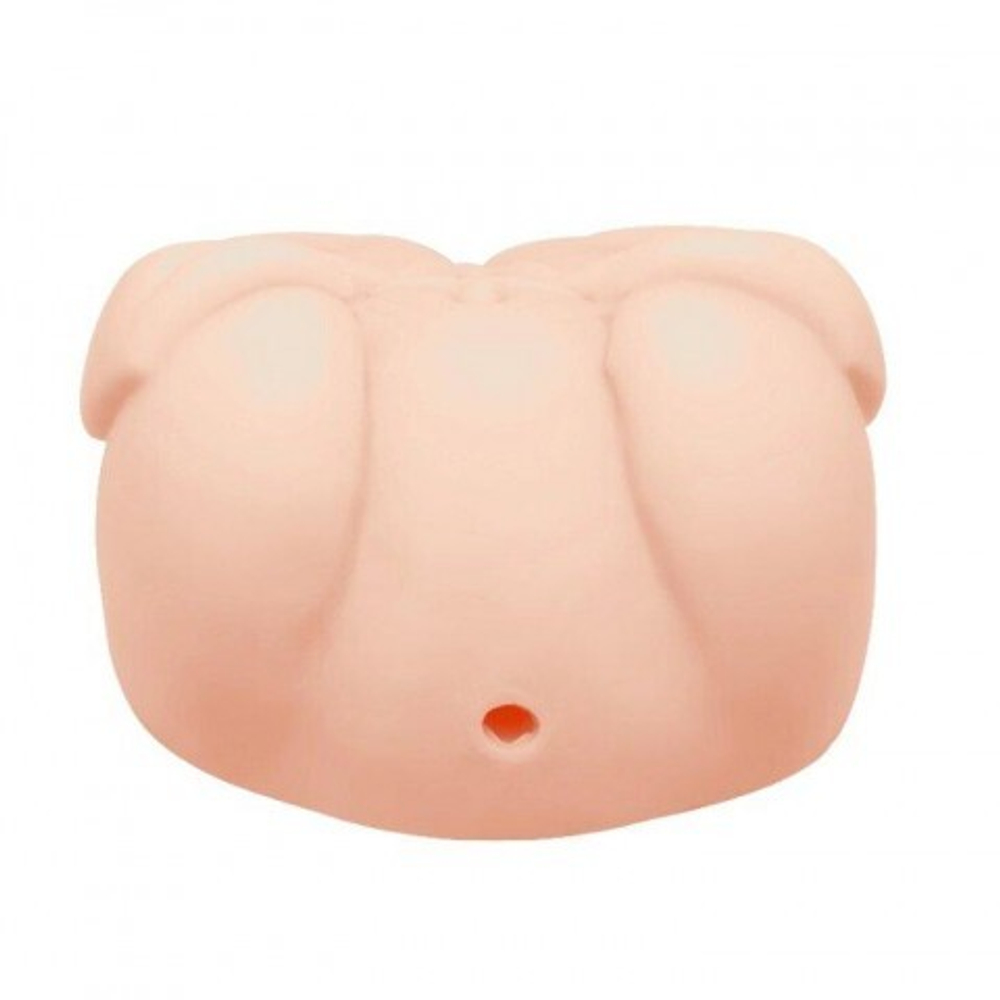 Двойной мастурбатор в виде половых губ с вибрацией Crazy bull