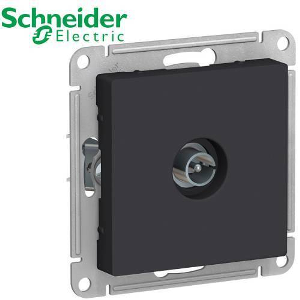 TV розетка (карбон) AtlasDesign Schneider ATN001093