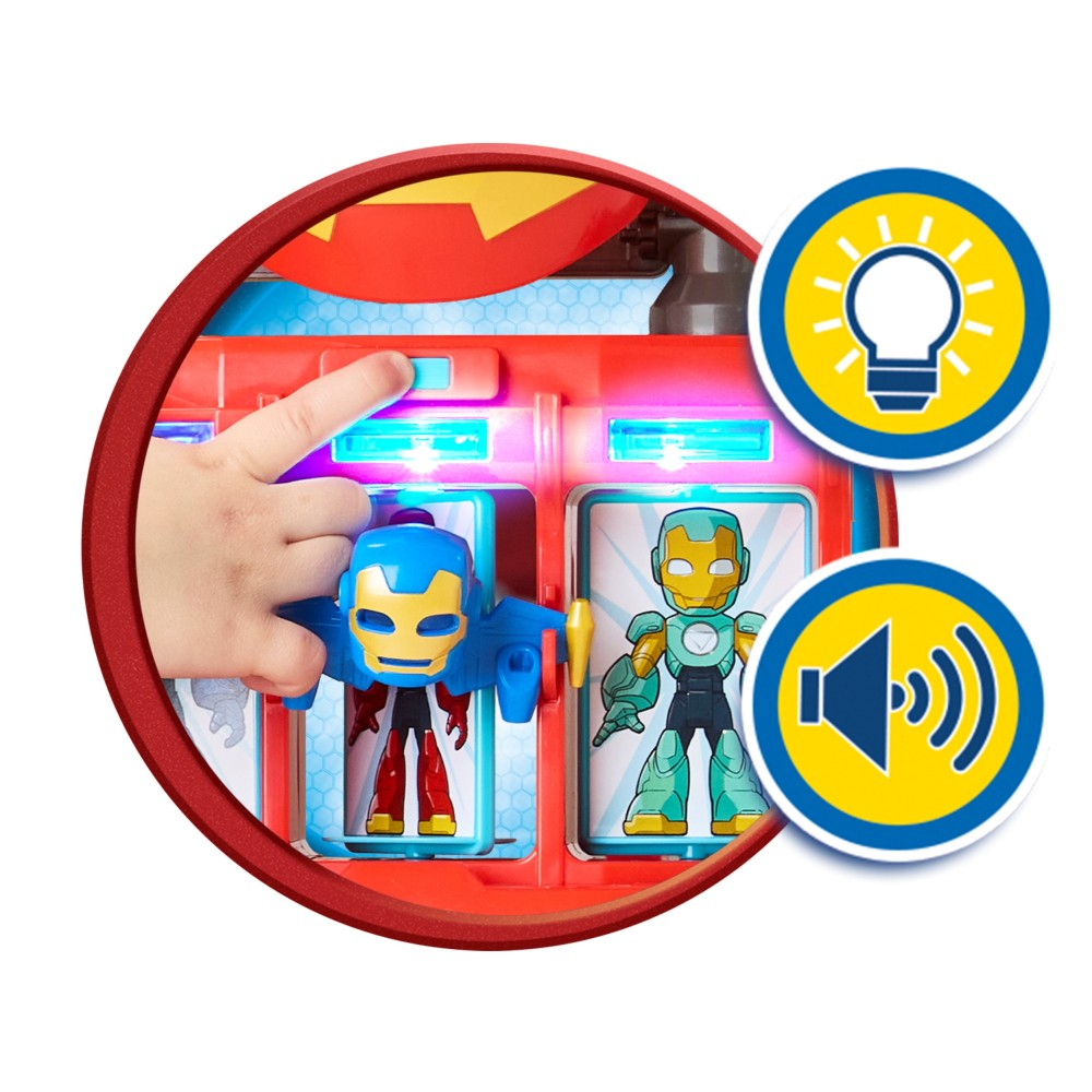 Hasbro Iron Man i super ekipa - БАЗА СУПЕРГЕРОЕВ Iron Quarters Свет и звук G1259