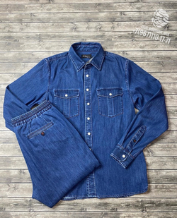 Джинсовый костюм Kiton