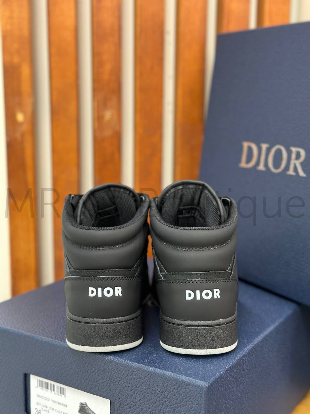 Высокие черные кроссовки B27 Dior Oblique Galaxy