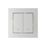ATLASDESIGN SMART 2-кл. ВЫКЛЮЧАТЕЛЬ с подсв., Zigbee, сх.5, L+N, 10А, мех., БЕЛЫЙ