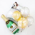 Шар (39"/99 см) Фигура, Бутылка шампанского 1 шт.